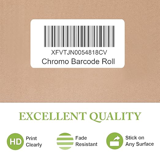 50x25 mm Barcode Label Stickers image 2